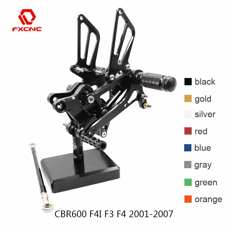 Для Honda CBR600 CBR 600 F4I F3 F4 2001 2007 02 04 CNC алюминиевый регулируемый задний комплект для