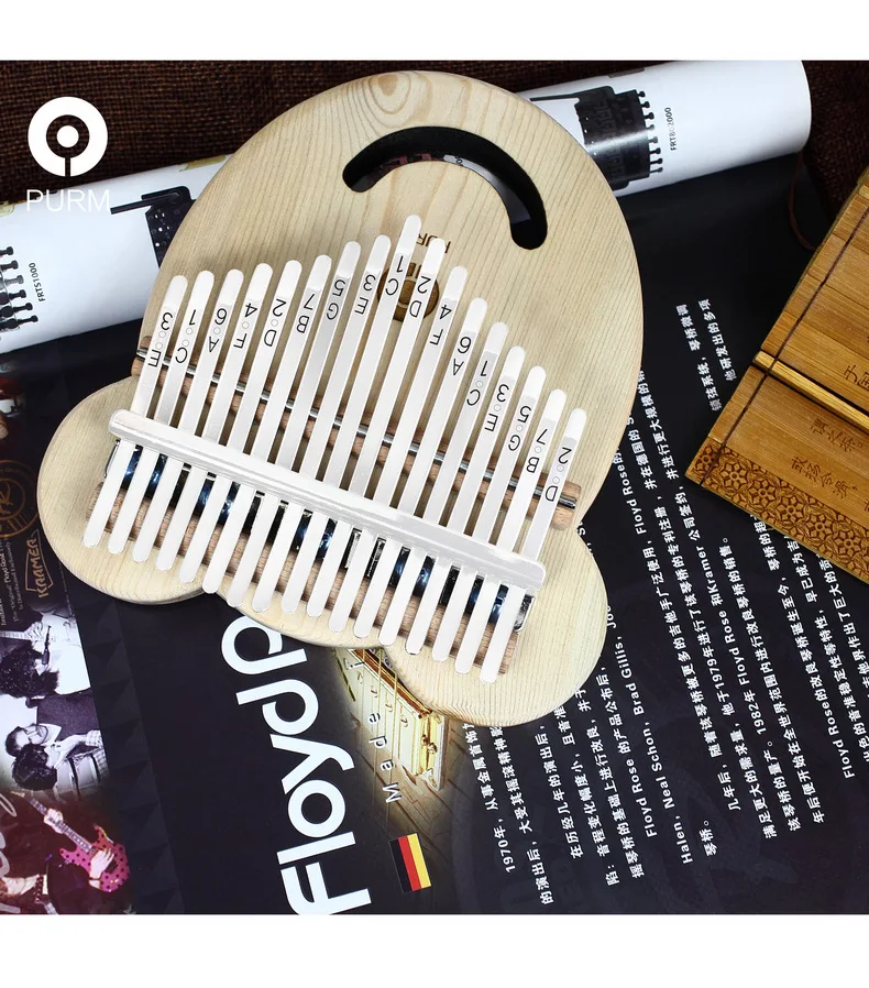 2019 new 17 Keys Kalimba Thumb Piano Black crystal Finger Sanza Mbira Calimba Play with Guitar Musical Instruments | Спорт и
