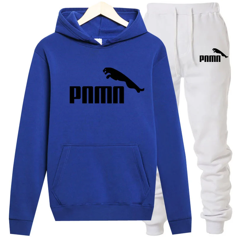 

2021 Autumn winter new men's suit sportswear 2-piece hoodie + pants jogging fitness sportswear pullover track suit sweater set