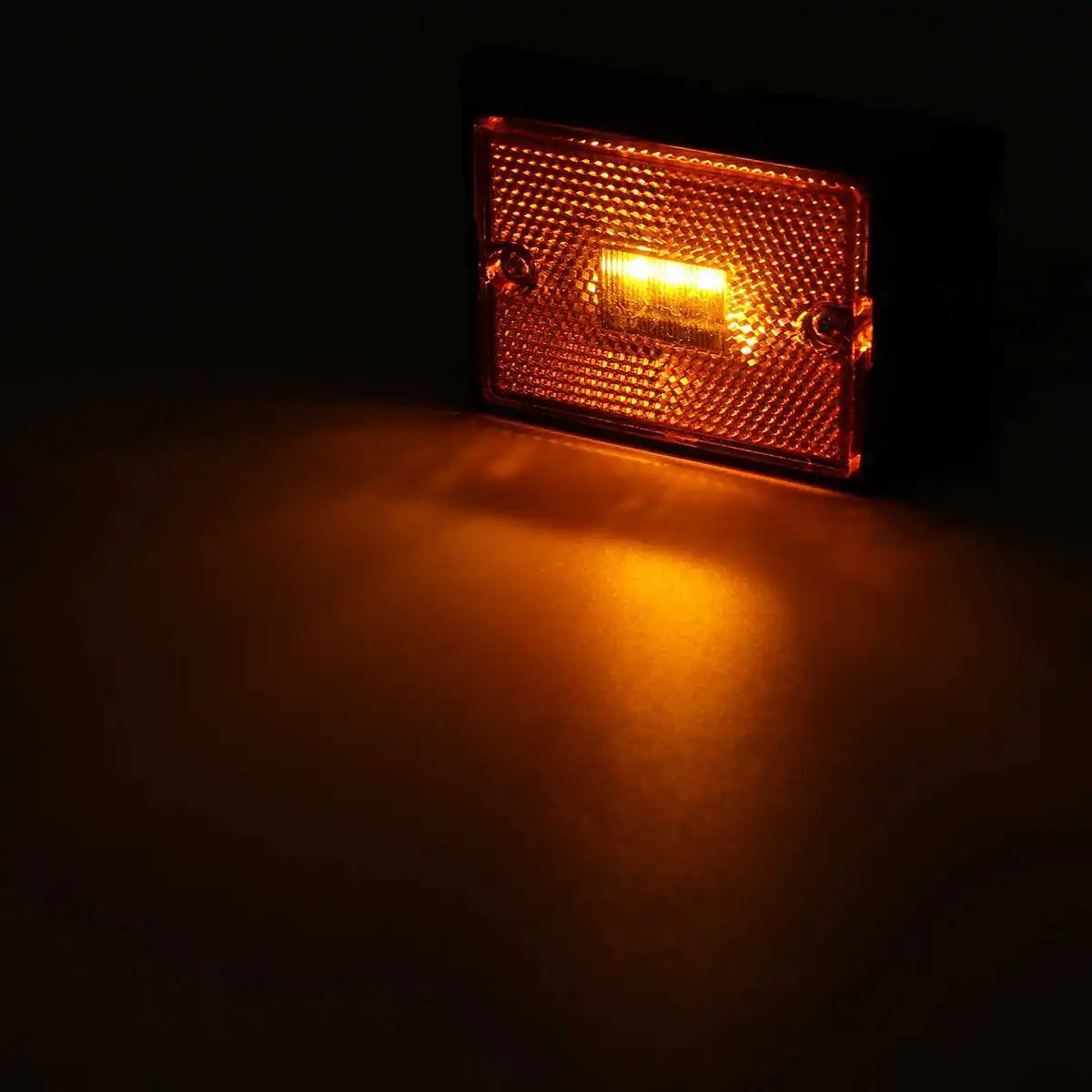 

4PCS /SET 4LED 12V Car Trailer Truck Clear Side Marker Indicator Light Lorry Lamp Red/Amber/White Side Marker Light Signal Lamp