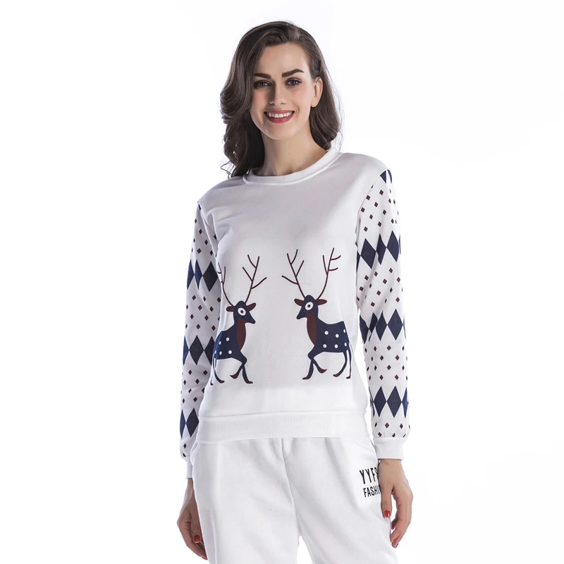 Женская толстовка на каждый день с круглым вырезом и воротником осенняя зимняя