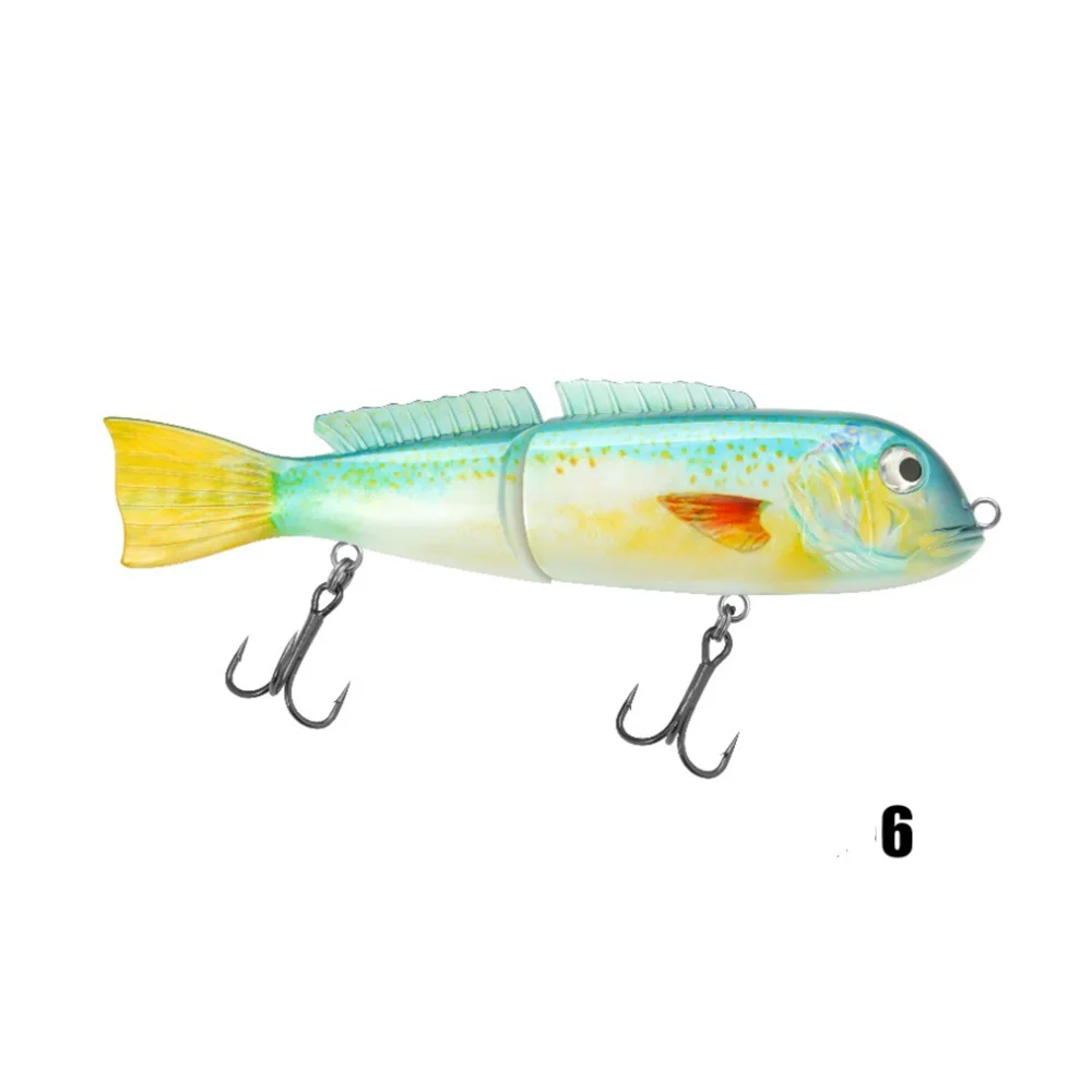 

2 Segment Swimbait Glide Bait Lifelike Multi Jointed Big Game Lure 13cm 24g Pike Muskie Walleye Bluegill Bass Lure Sea Fishing