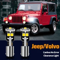 2pcs led clearance light parking bulb lamp t4w ba9s canbus for jeep cherokee xj jeep wrangler 2 tj 1996 2007 volvo s40 v40