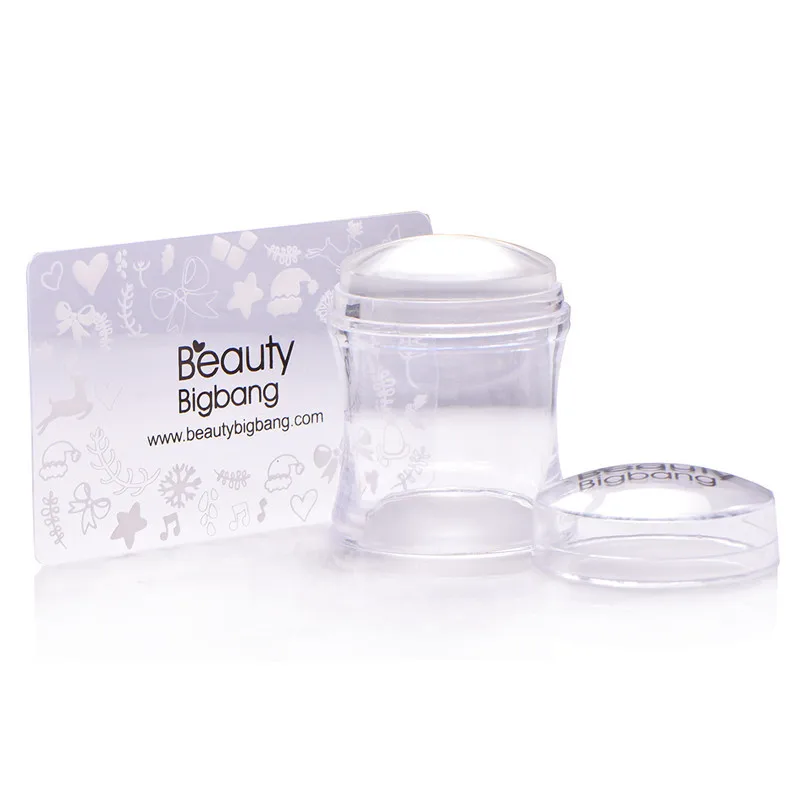 BeautyBigBang штампы для ногтей 3 комплекта желейные силиконовые со скребком прозрачные ручки штампы маникюрные пластина для стемпинга для нейл-арта