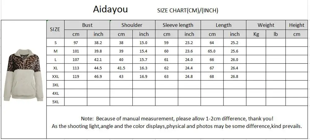 

Autumn Winter Teddy Fleece Sweater Zipper Pullovers Fashion Leopard Patchwork Fluffy Thick Warm Coat Tops for womens ouc624a