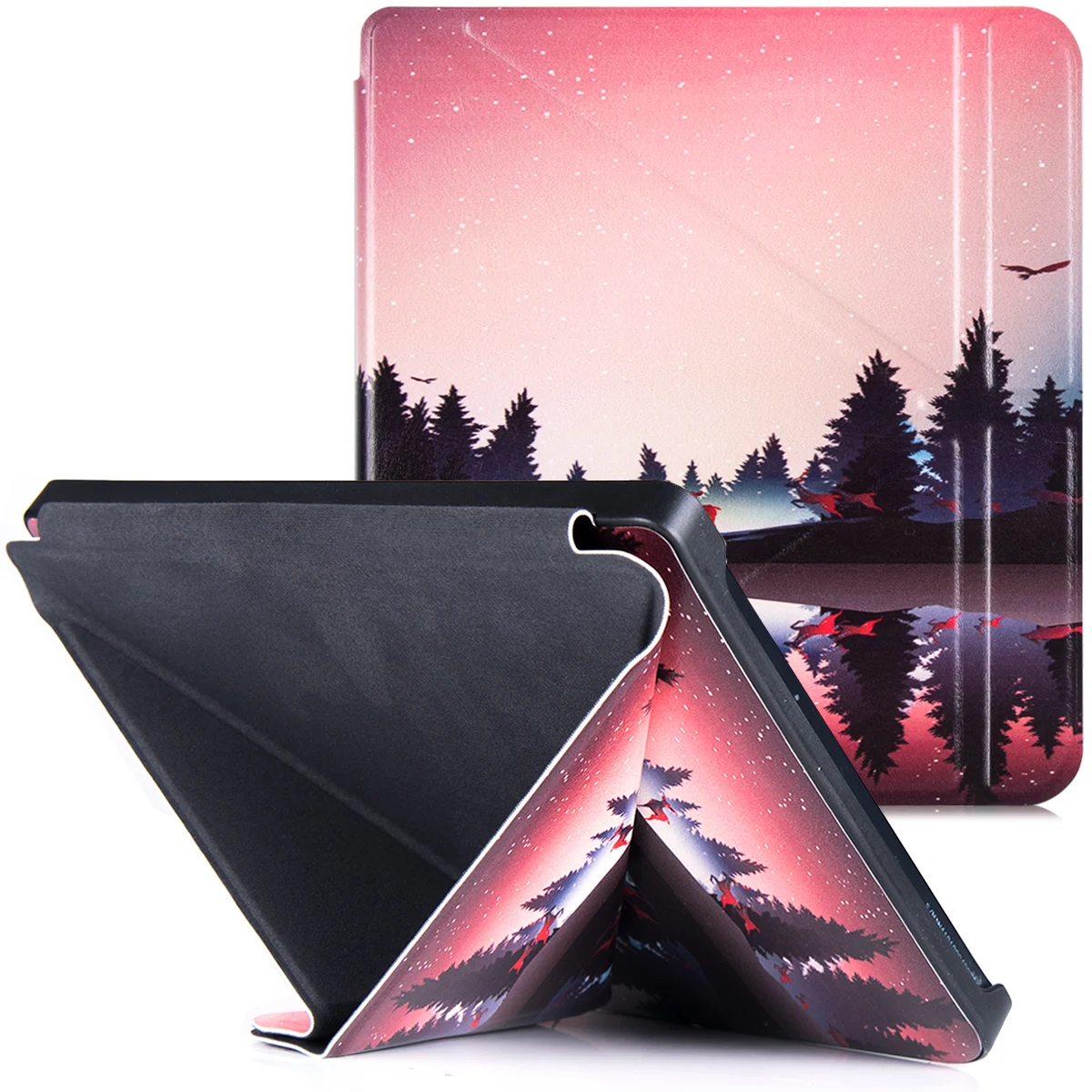 

Origami Case for Kobo Libra 2 eReader (2021 Released,Model N418) - Premium PU Leather Stand Cover with Auto Sleep/Wake