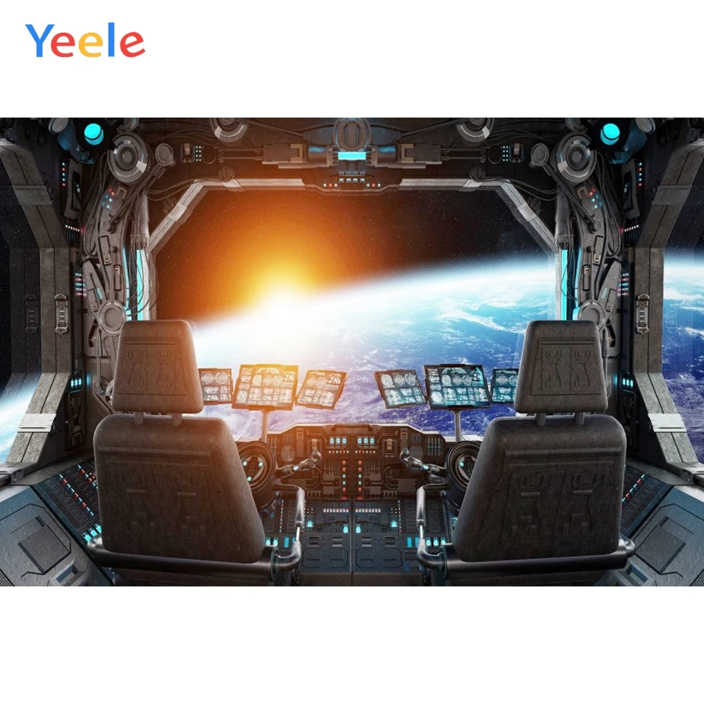 Космический корабль Yeele космическая станция Вселенная Небо земля волшебный