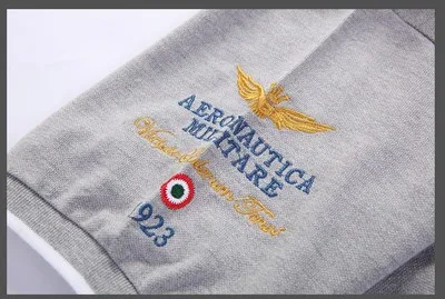 Air Force one, высокое качество, Мужская рубашка поло с вышивкой, брендовая мужская Модная хлопковая рубашка поло с коротким рукавом, дышащие топы, футболка 6XL