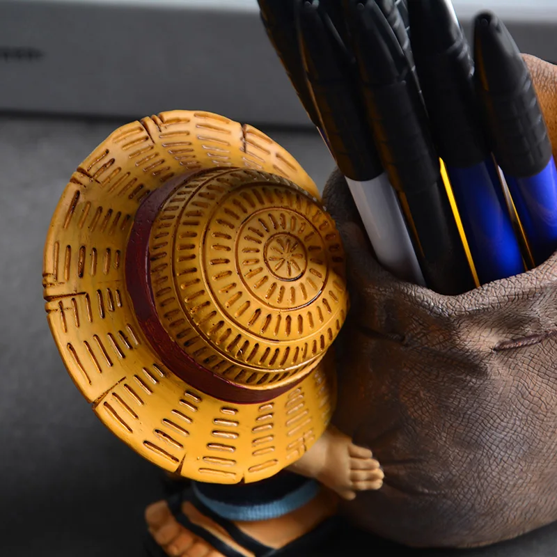 Аниме One Piece Luffy каучуковые офисные держатели для ручек Коллекционная Обезьяна D 10