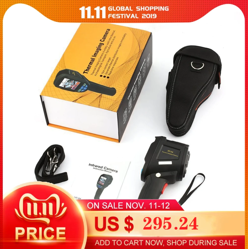 ИК цифровой тепловизор камера 2 4 дюймов ручной инфракрасный термометр 220x160