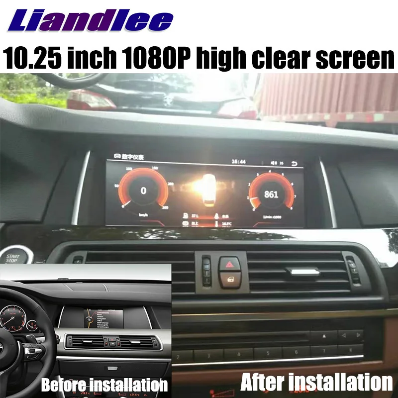 Автомобильный мультимедийный плеер Liandlee NAVI для BMW 5 Series F10 F11 F07 F18 2010 ~ 2016