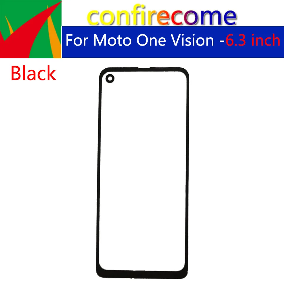 

10Pcs\lot Touchscreen For Motorola Moto One Vision XT1970 Touch Screen Front Panel Glass Lens LCD Outer Glass