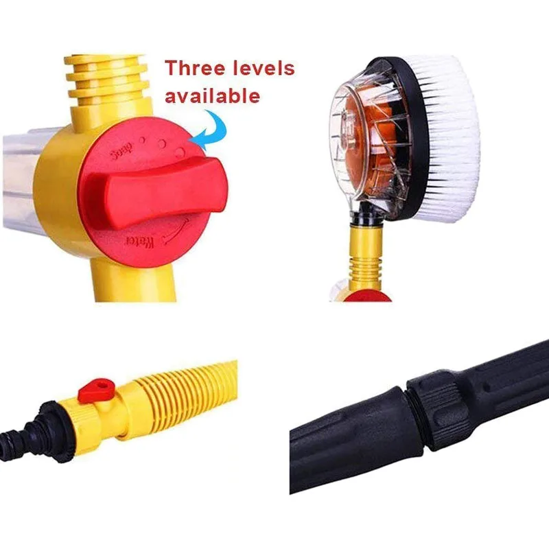 

Car Wash Brush Automotive Cleaning Non-Electric Automatic 360 Degree Garden Sprinkling Tool for Cars, Trucks, RVs, Motorcycles,