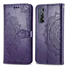 Wallet Case For Oppo Realme Narzo 30 Case Bumper Floral Filp Leather Cover For Realme Narzo 30 Case For Realme Narzo 30 6.5 inch
