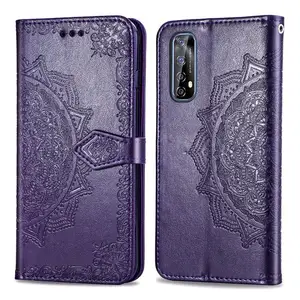 wallet case for oppo realme narzo 30 case bumper floral filp leather cover for realme narzo 30 case for realme narzo 30 6 5 inch free global shipping