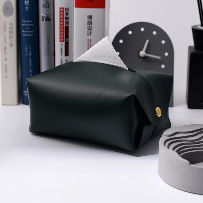 1 шт. прямоугольная коробка для салфеток из искусственной кожи | Дом и сад