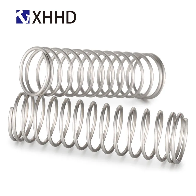 20pcs 0.4 0.5mm Wire Dia OD 3 4 5 6 7 8 9 10mm Y-type Rotor Return Compression Pressure small spring 5-50mm 304 Stanless Steel |