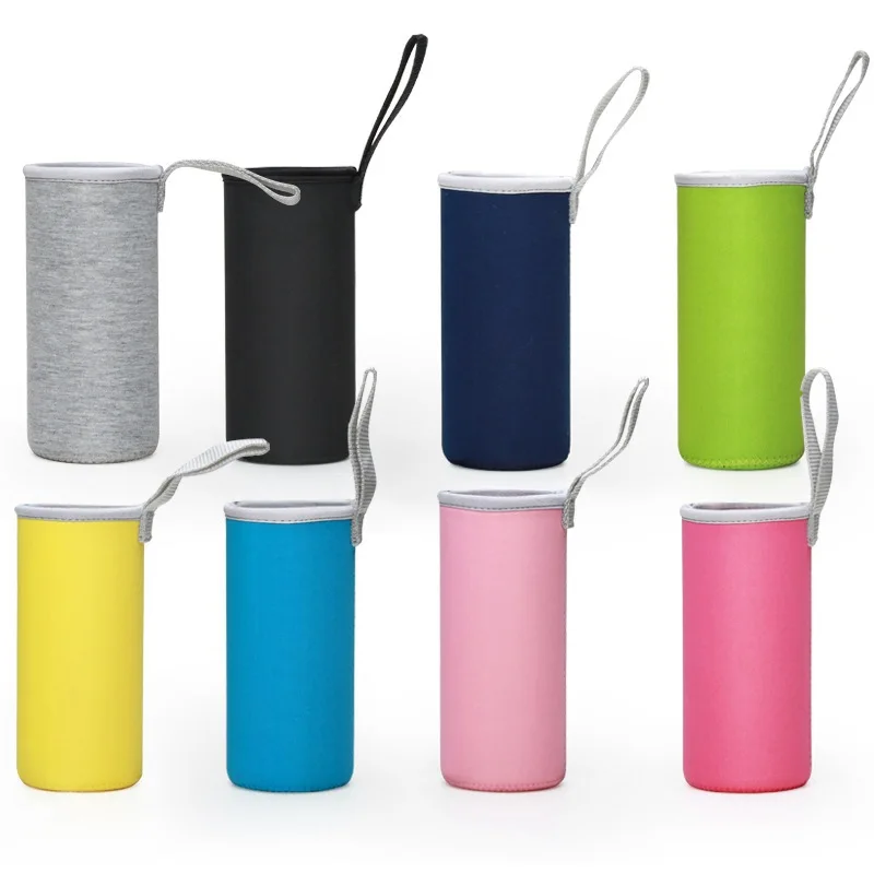 

280ml/360ml/420ml/550ml Fabric Bottle Cover Thicker Soft Thermos Bottle Cover Glass Bottle Plastic Bottle Accessories Cup Cover