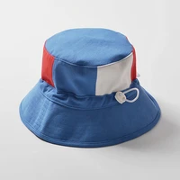 bucket hat boy kids summer sun beach cap blue uv protection breathable holiday outdoor accessory