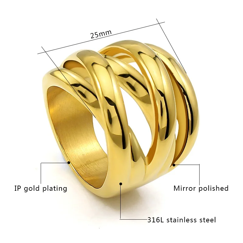 Les Bijoux Best продажи кольцо Мода года 316L Нержавеющая сталь серебро плотная блестящие Кольца для мужские Кольца