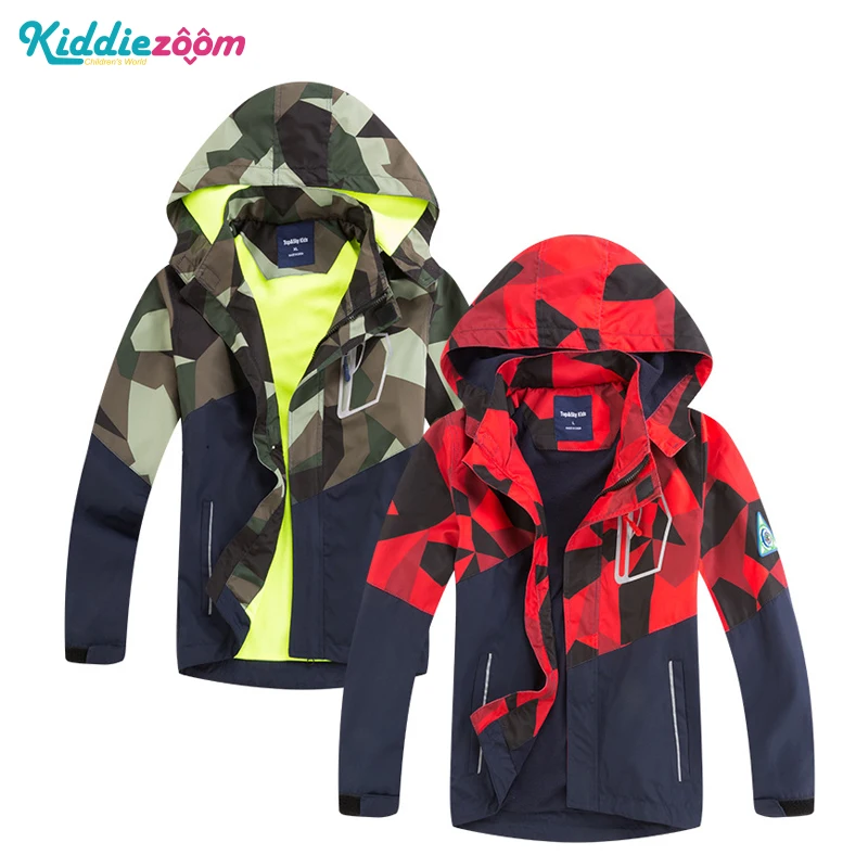 2020 Одежда для мальчиков водонепроницаемая ветровка Детское пальто детская