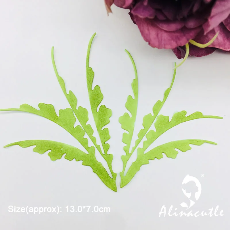 Металлическая резка высечки Весенняя трава цветок Скрапбукинг Бумага ручная