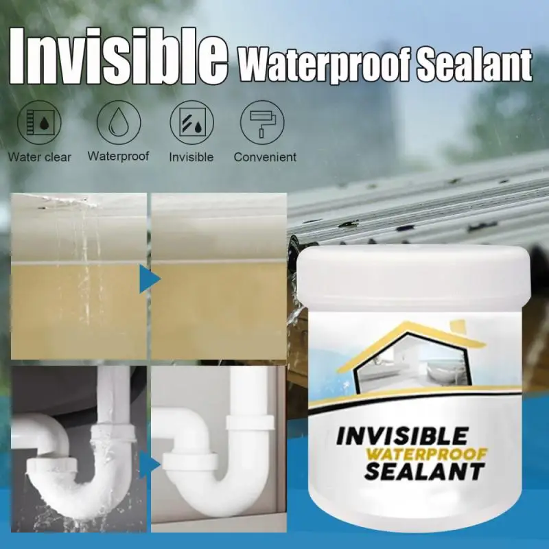 

30gInvisible Waterproof Sealant Strong Bonding Glue Adhesive Agent Leak Proof Bathroom Repair Mighty Paste Tile Repair GlueTSLM1
