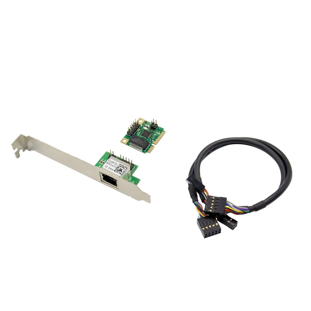 

1 порт Gigabit Mini PCI-e LAN сетевая карта NIC Realtek RTL8111F чипсет