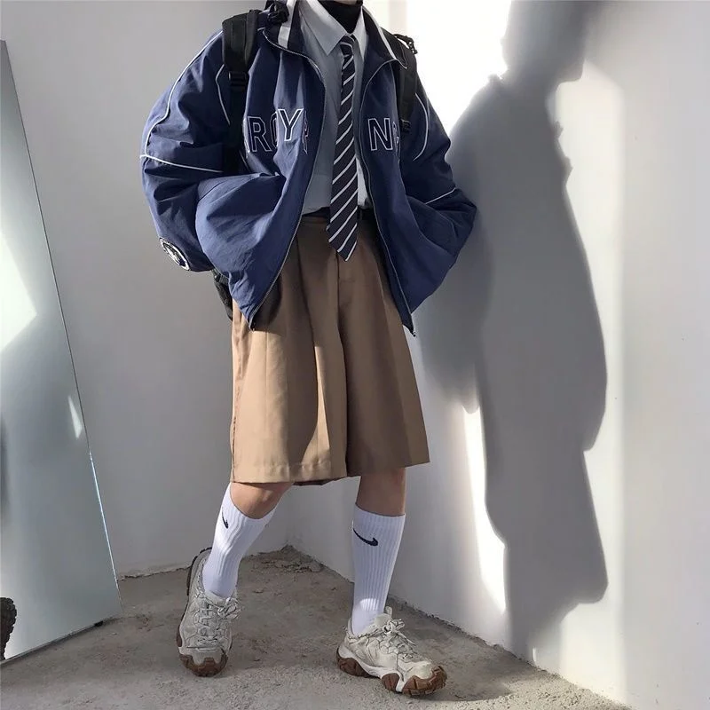 

2021 spring letter jacket new all-match preppy style baseball hoodie women men's loose thin casual lovers cool wear sweatshirt