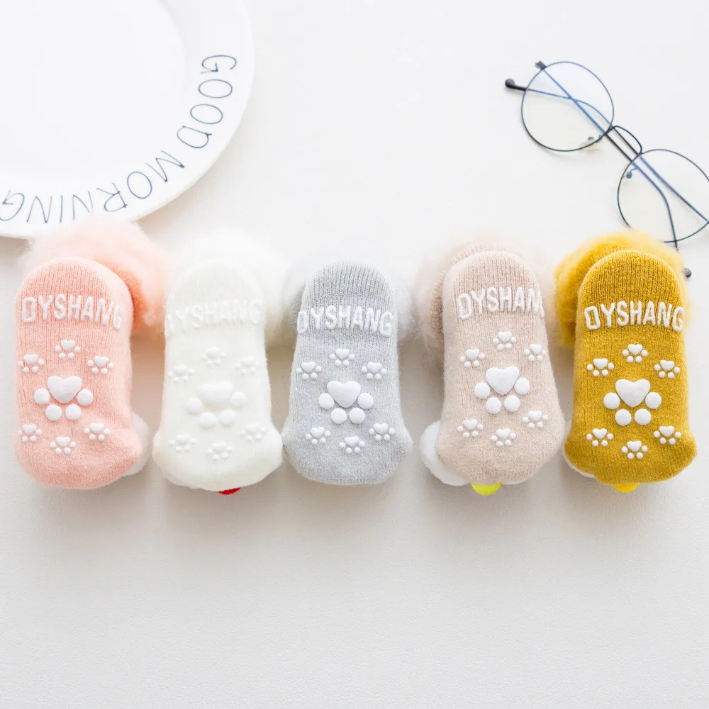 1 пара хлопковые пушистые носки с длинными глазами для маленьких мальчиков и