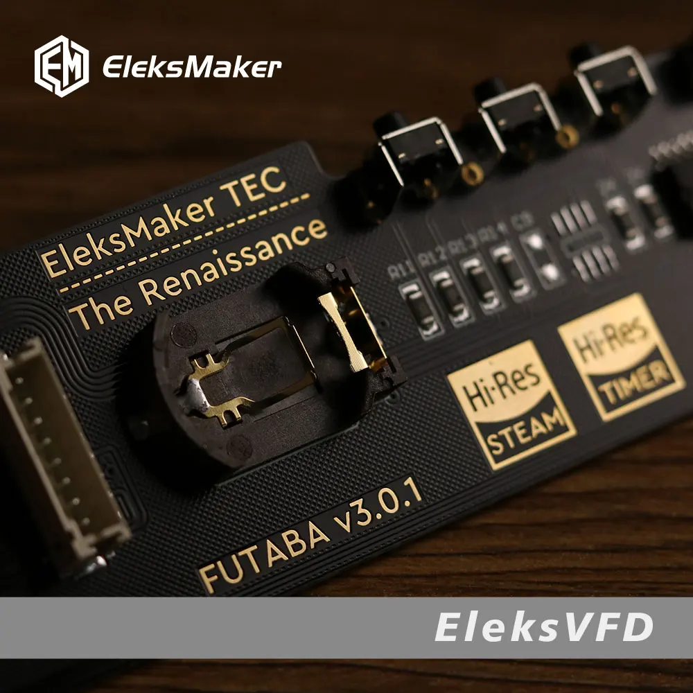 

VFD Creative Desktop Retro Electronic VFD Fluorescent Tube Clock Ornaments