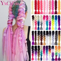 hair braid synthetic jumbo false braid pre stretched afro wholesale ombre braiding hair extensions color dreadlocks