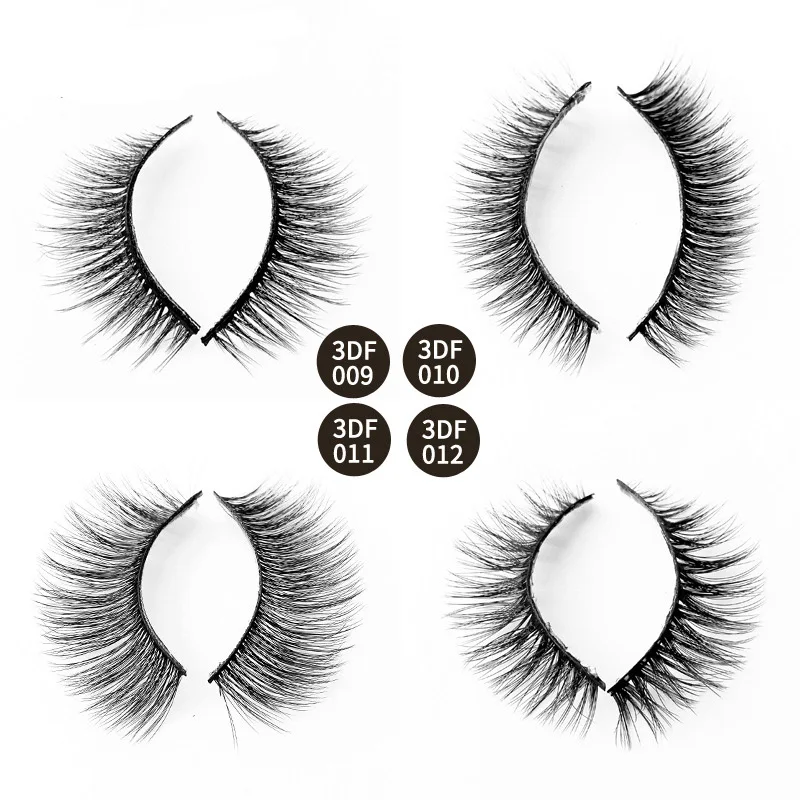 Модные сексуальные норковые ресницы 3D невидимая лента натуральные черные ПОЛНАЯ