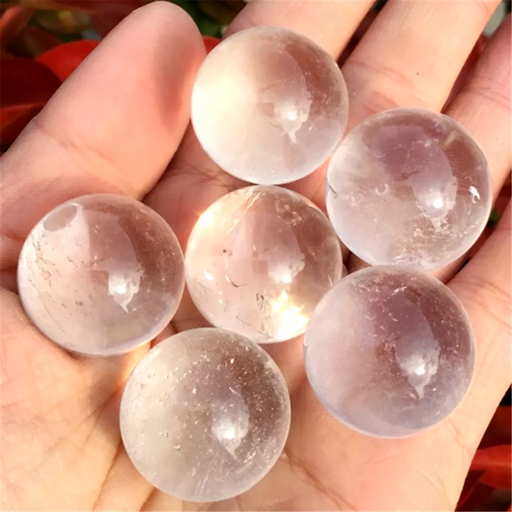 

Natural Crystal Ball Sphere Gemstone Quartz Globe Pedestal 20mm Healing Fengshui Home Decoration Gift Chakra Stones