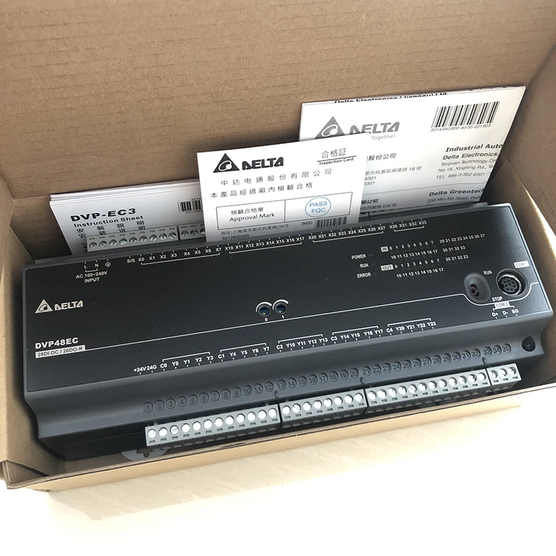 1 шт. новый оригинальный программируемый контроллер PLC DVP48EC00R3 серии EC3 Стандартный