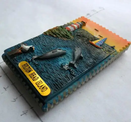 Сувенирный магнит на холодильник дорожная коллекция в США подарок-компаньон для