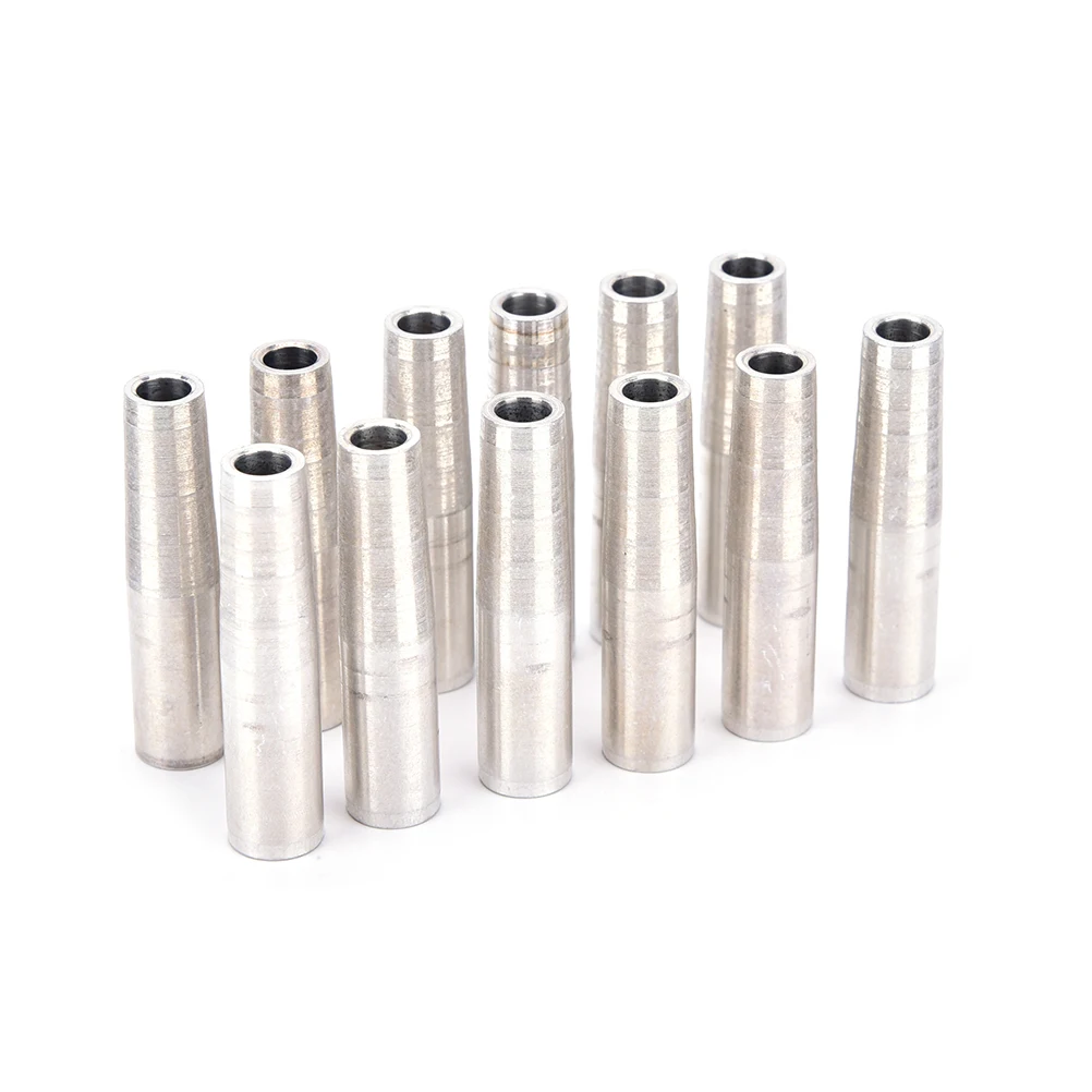 New 12Pcs Aluminum Archery Adaptor for ID 8mm Arrow Shaft Sleeve Adapter Hunting Accessories | Спорт и развлечения