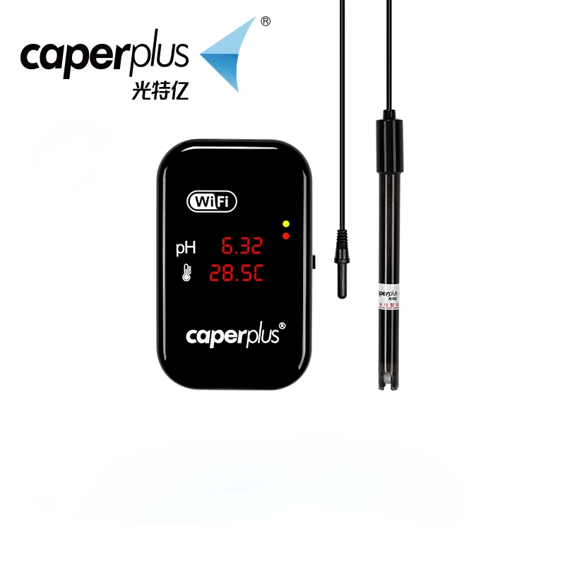 Caperplus-Monitor inteligente para acuario, Detector con WIFI, Control por aplicaci&oacute;n, Q1, Q2, PH, temperatura, TDS, 3 en 1-4