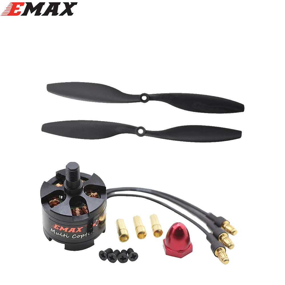 Оригинальный бесщеточный двигатель EMAX MT2213 935KV w/1045 Propller CW CCW для F450 F550