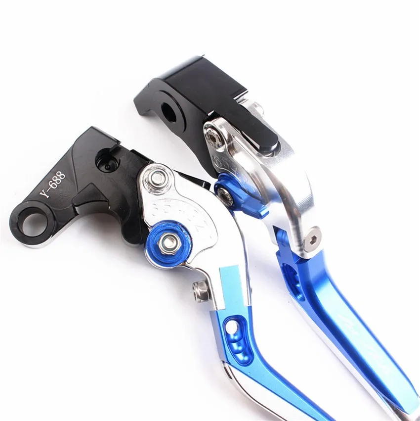 

CNC Aluminum Extendable Folding Brake Clutch Lever Motorcycle Hand Controls for Yamaha YZF R1 2009 2010 2011 2012 2013 2014 Blue