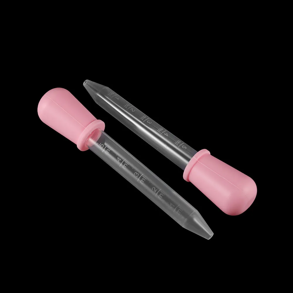 

2-5pcs 5ml Clear Silicone Dropper Graduated Pipette Liquid Food Dropper for Candy Molds Gummy Mold and Crafts Making Tools