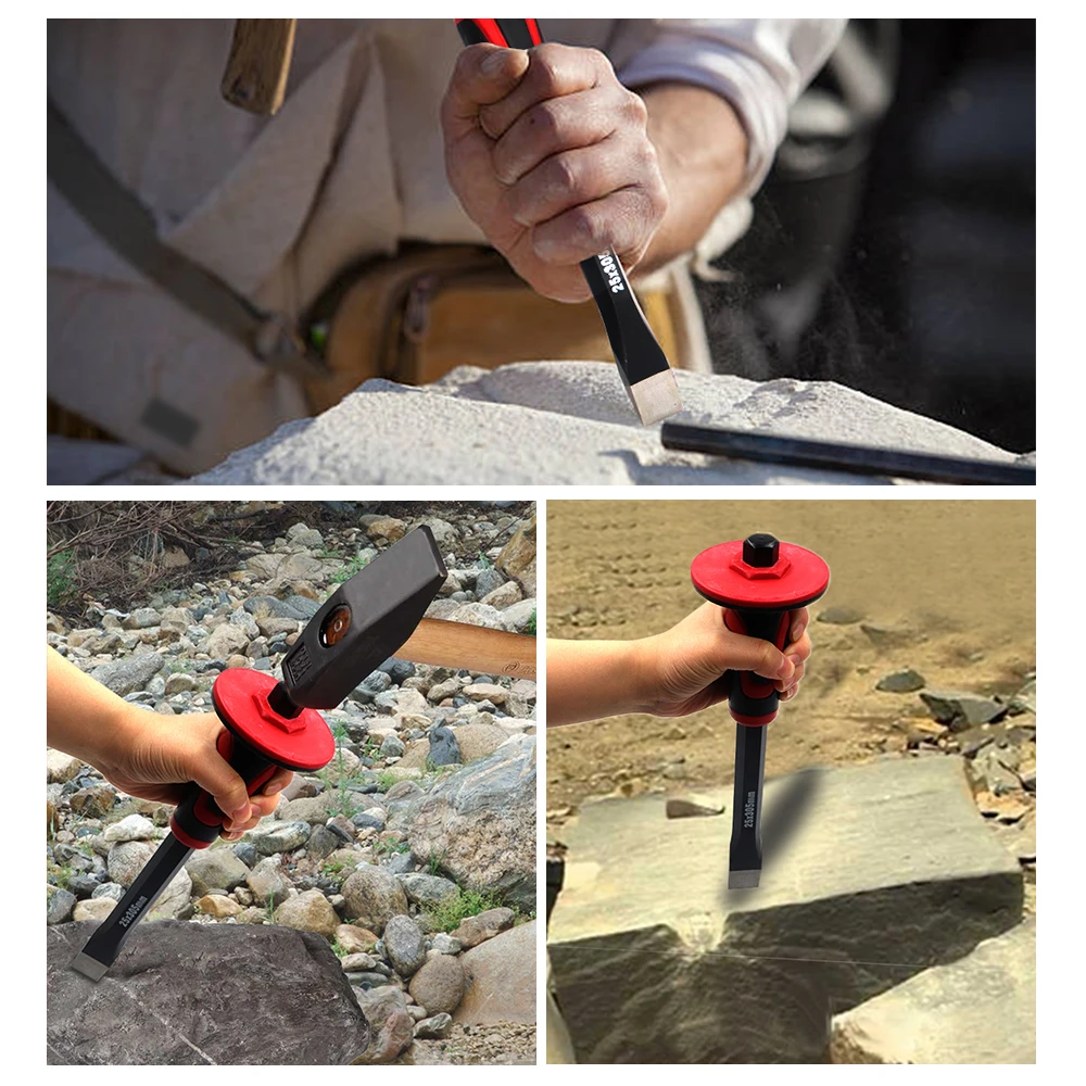 Инструменты для резки камня инструменты с ручной защитой сверхмощное долото