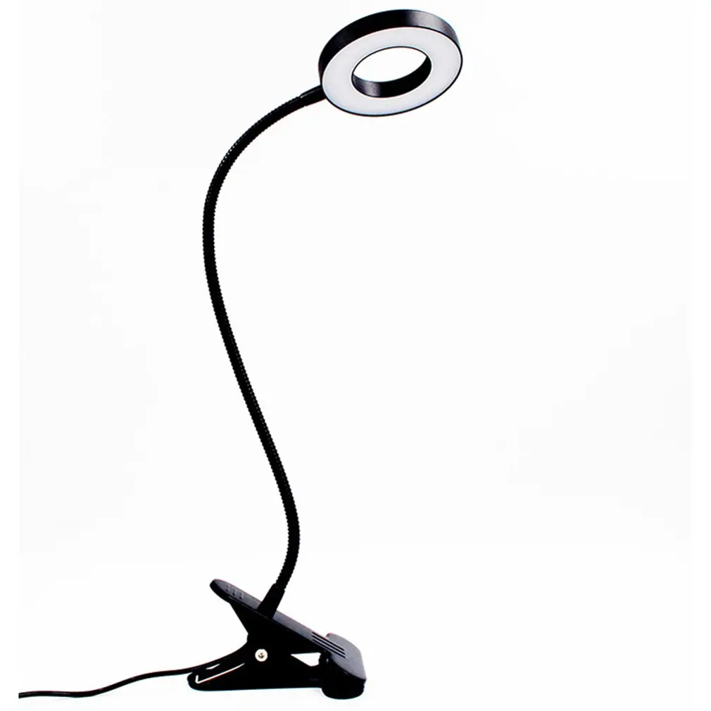 

Светодиодная лампа с зажимом, USB настольная лампа, зажим для чтения, 10 диммируемых режимов, 3 режима