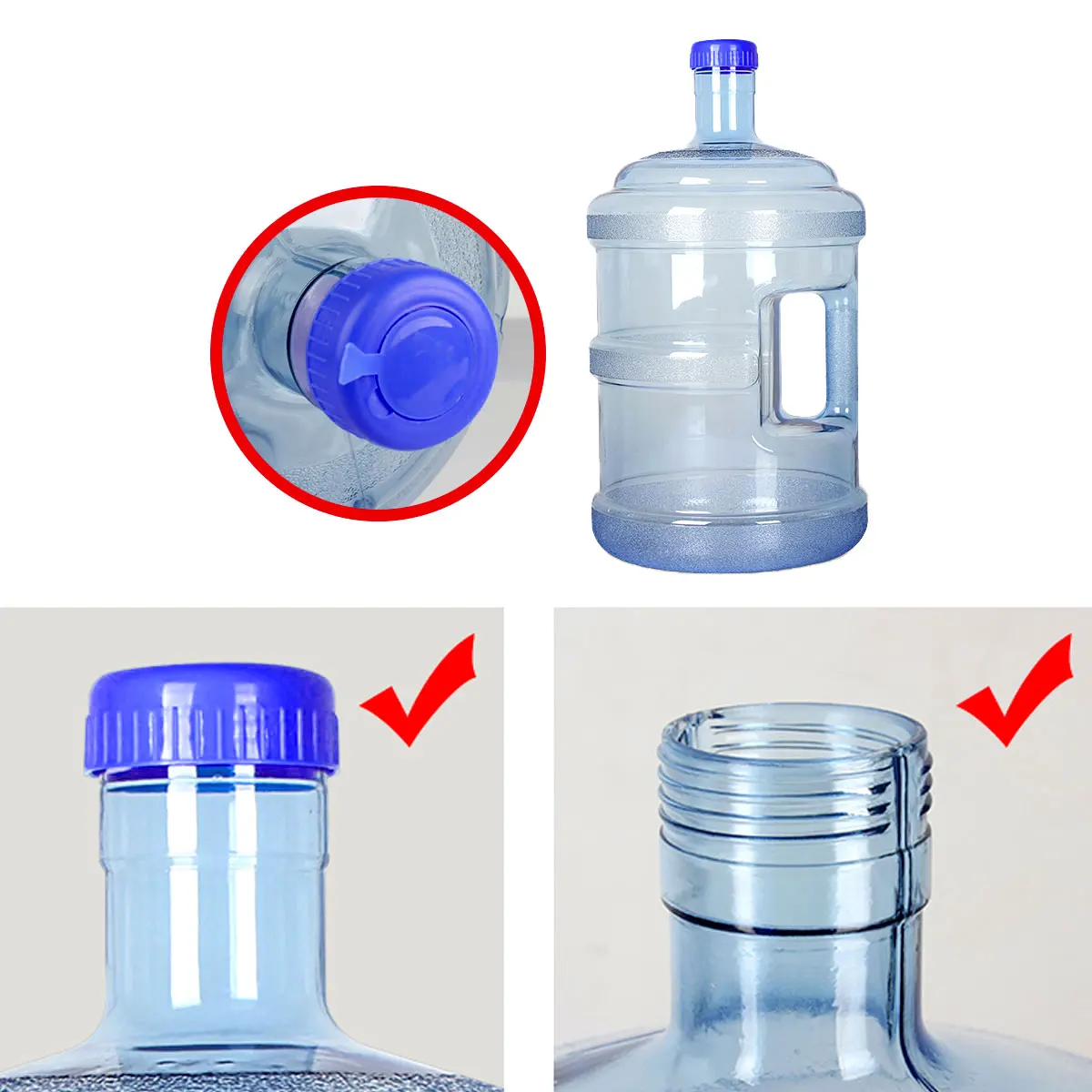 Пластиковая крышка для бутылки с питьевой водой 5/10 дюйма | Дом и сад