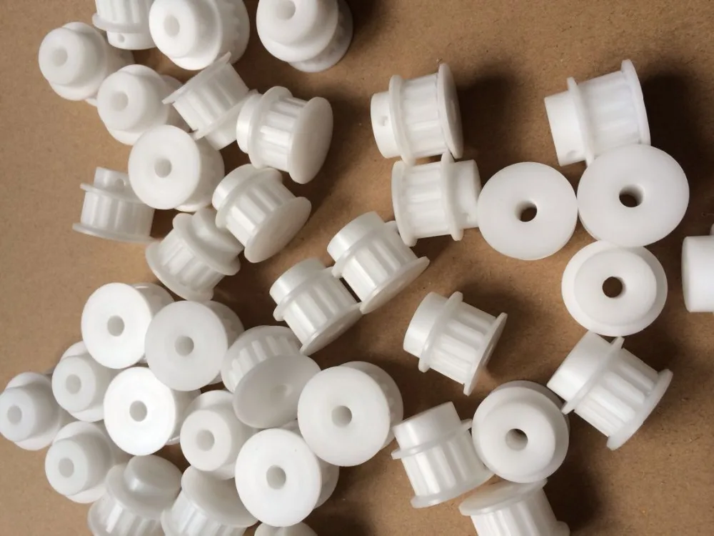 Соединительное звена ЧПУ Пластик синхронное колесо POM шкив BF Тип 20 зубы 3 м для HTD