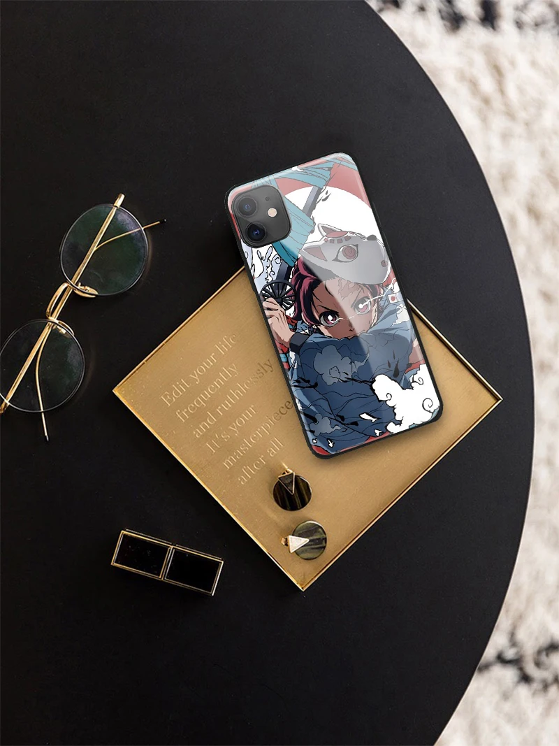 Чехлы из закаленного стекла для iPhone SE 6 6s 7 8 plus x xr xs 11 12 Pro max | Мобильные телефоны и