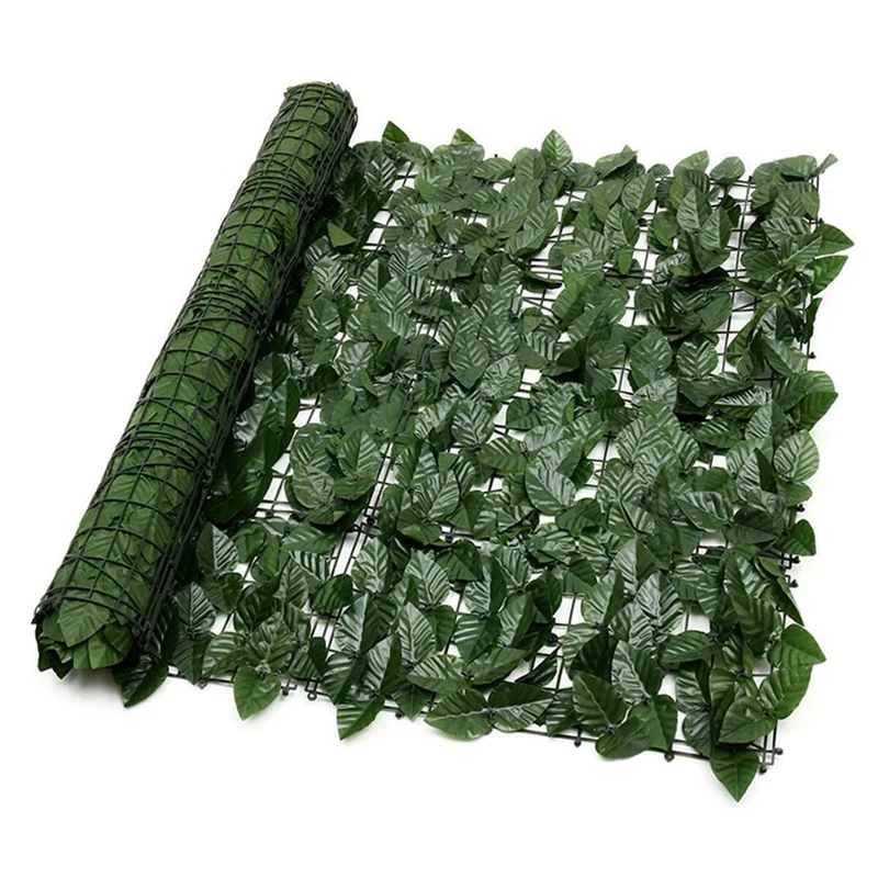 

Artificial Faux Ivy Leaf Privacy Fence Screen Garden Panels Outdoor Hedge 2.5M