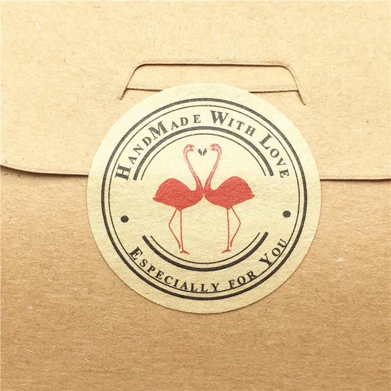 1000 unids/lote de etiquetas adhesivas de varios estilos, etiqueta de sellado para hornear pasteles/regalo hecho a mano/Alimentos/etiquetas de sellado de regalo de embalaje-5