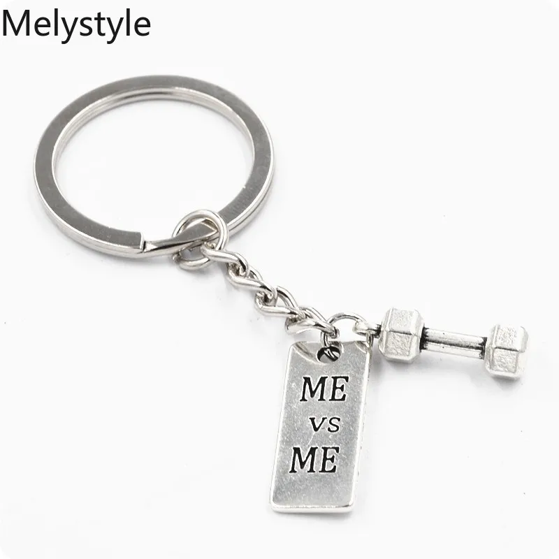 2019 брелок для ключей гантели мужчин спортивного зала модный женщин и ювелирные