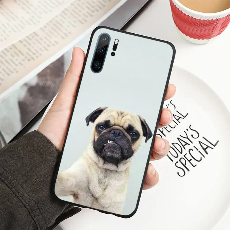 

Carlino Pug Dog Puppy Phone Case For Huawei P20 P30 P40 lite Pro P Smart 2019
